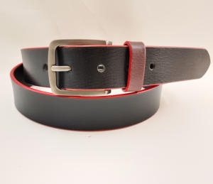 Cinturón de cuero hecho a mano de tendencia 2026 con artesanía tradicional y hebilla segura para la colección de accesorios premium para hombre - Product Image 5