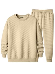 Conjunto de Sudadera con Capucha Acolchada y Bordada Negra para Hombre, Corte Regular, Informal, Tejido de Poliéster, Ropa de Invierno Impermeable - Product Image 4
