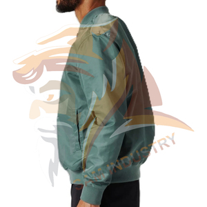 Factory Made Best Quality Men Satin <b>Jackets</b> In Low MOQ New Design Men Satin <b>Jackets</b> with Custom Logo And Design - Product Image 5