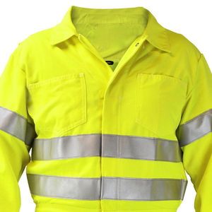 Combinaisons de travail unisexes personnalisées pour mécaniciens, vêtements de sécurité haute visibilité, vêtements de travail industriels, uniformes en polyester pour la construction - Product Image 2