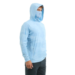 Camisa de Pesca para Hombre, Manga Larga, Protección Solar UV UPF 50+, Diseño de Logotipo Personalizado, Camisas de Pesca con Estampado por Sublimación - Product Image 3