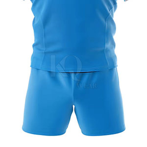Uniforme de rugby pour hommes de qualité supérieure, respirant, léger, chemise à manches courtes, short assorti, personnalisable, durable, séchage rapide, équipes de club - Product Image 4