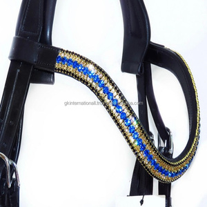 สายคาดลายม้าประดับคริสตัลประกาย5แถวแบบปรับแต่งได้ตามต้องการ - Product Image 3