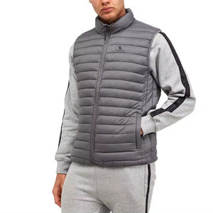 Chaleco Acolchado Impermeable para Hombre, Cálido para Otoño, Sin Mangas, Acolchado, de Poliéster Transpirable, Ropa Exterior Informal Personalizada - Product Image 4