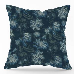 ปลอกหมอนอิงผ้าฝ้ายสีครามสไตล์มินิมอล ลายบล็อกพิมพ์มือ ตกแต่งโซฟาทันสมัย ผู้ผลิตส่งออก - Product Image 4
