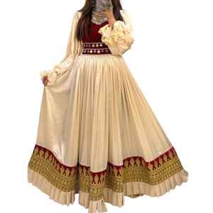 Robes pour femmes afghanes Kuchi tribales en tissu de haute qualité à 100 %, robe de mariée pour femmes, décoration en dentelle, vêtements pour femmes afghanes - Product Image 1