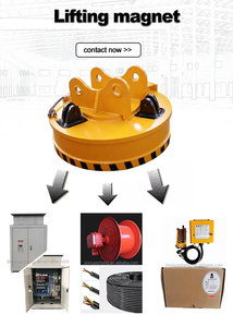 CE ISO 1000 KG Petit mandrin <span class=keywords><strong>électromagnétique</strong></span> pour ventouses d'excavatrice en zone de triage des déchets - Product Image 4