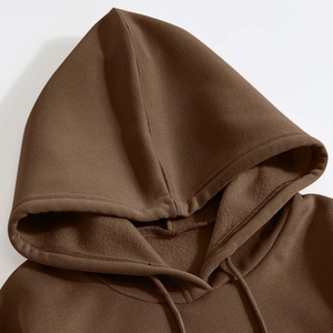 Top Quality Cotton <b>Fleece</b> Thick Plain Heavyweight Oversized Hoodie New Arrival <b>Thermal</b> Men's Pullover Sweatershirt & Hoodies - Product Image 5