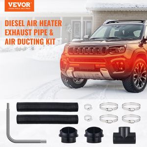 2KW/5KW/8KW riscaldatori di parcheggio Diesel 3 \ "tubo del condotto dell'aria estendibile 1 \" tubo di scarico in acciaio inossidabile 2 prese d'aria sistemi HVAC parti - Product Image 2