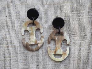 Pendientes de Cuerno de Búfalo Natural, Artesanía Natural - Product Image 3