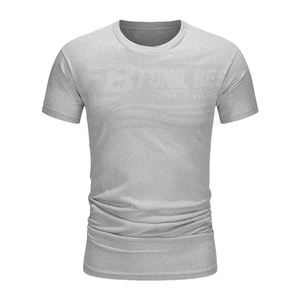 เสื้อยืดคอกลมแขนสั้นสีดำทรงปกติผ้าฝ้าย 100% ระบายอากาศได้ดีใส่สบายสำหรับผู้ชายฤดูร้อน น้ำหนัก 180 กรัม - Product Image 1