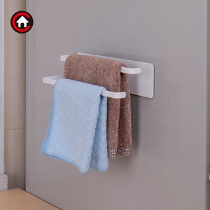 Porte-serviettes magnétique adhésif sans perçage <span class=keywords><strong>Barre</strong></span> de suspension murale pour la <span class=keywords><strong>cuisine</strong></span> et la salle de bain pour la machine à laver Réfrigérateur Rangement latéral - Product Image 5