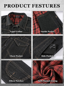 High Quality Custom Denim <b>Jacket</b> <b>for</b> Women Breathable Streetwear Autumn Winter <b>Long</b> Sleeve Single Breasted Polyester new - Product Image 6