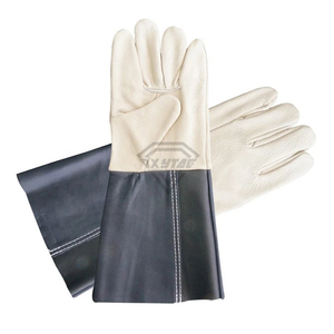 Custom Leather Electrical Safety <b>Gloves</b> High Voltage Insulated Work <b>Gloves</b> <b>Long</b> Cuff Protective Industrial Safety <b>Gloves</b> - Product Image 4