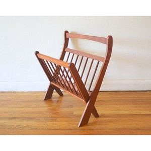 ชั้นวางนิตยสาร MDF สไตล์ล้ำสมัยสำหรับขายส่ง - ดีไซน์สีขาววอช - Product Image 2