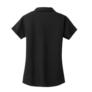 Polo de Manga Corta Negro para Mujer, Color Sólido, Informal, Tejido, 100% Poliéster, Transpirable, Corte Regular, Nuevo Diseño - Product Image 5