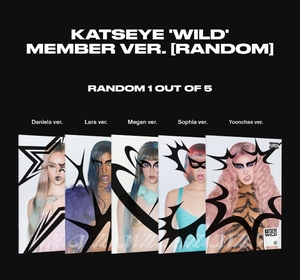 KATSEYE [WILD] Album aléatoire pour membres, CD de musique pop, couverture en papier, impression déguisée, mini-affiche - Product Image 1