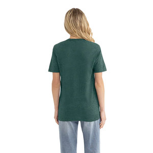 T-shirt unisexe Next Level N6210 - T-shirt de performance à manches courtes pour homme, col rond, CVC, vert forêt chiné, taille haute - Product Image 5