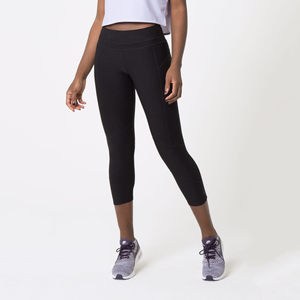 Leggings de sport pour femmes, best-sellers, élastiques, de haute qualité, en tissu tricoté 100% coton, logo sur la taille, taille adulte, vêtements de fitness - Product Image 1