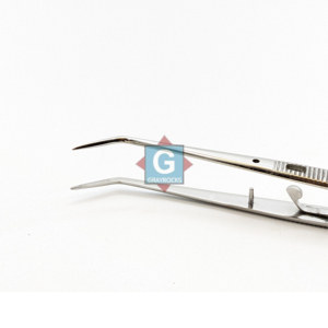 Pinzas Dentales de Algodón para Uso Universitario, Punta Curva, Agarre Moleteado, Instrumento Quirúrgico Manual, Certificado CE Clase I - Product Image 5