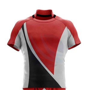 Ensembles d'uniformes de rugby pour hommes sur mesure de haute qualité, design premium, respirants, 100 % polyester, vêtements d'équipe de rugby OEM - Product Image 4