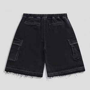 Higjh Quality Custom Shorts <b>Jeans</b> <b>Men</b> High Quality And Comforetable Fabric Oversized Short <b>Jeans</b> For Man - Product Image 6