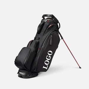 Premium Leather <b>Golf</b> <b>Bags</b> With <b>Stand</b> Legs Multiple Storage Pockets Adjustable Shoulder Straps and Spacious <b>Golf</b> Club Compartment - Product Image 6