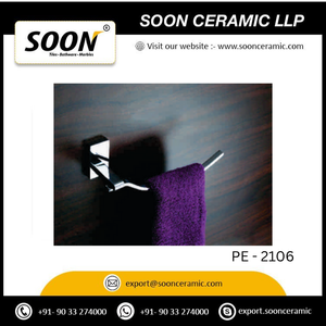 Juego de Accesorios de Baño Pelican con Acabado Cromado, de Acero Inoxidable, Montado en la Pared, 60 cm, Resistente al Óxido, Brillante, con Toallero - Product Image 6