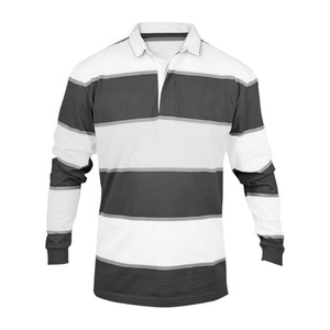 Maillot de rugby personnalisé pour homme, 100% coton, antibactérien, respirant, broderie du nom de l'équipe, manches longues, football - Product Image 5