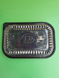 Low price Eco-friendly Vietnam Factory 4 Compartments Disposable <b>Plastic</b> Food Container with Lid Black Color Take Away lunch <b>box</b> - Product Image 3