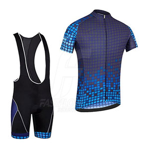 Ensemble de vêtements de cyclisme pour hommes adultes en polyester respirant à séchage rapide pour les sports de plein air, best-seller - Product Image 3