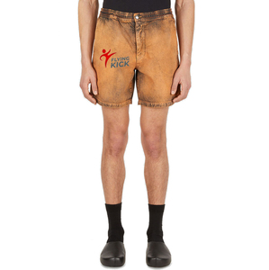 Shorts en jean pour hommes, mode streetwear, sur mesure, décontractés, respirants, en vente - Product Image 1