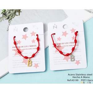 PULSERA-B Fashion Charm <b>Bracelet</b> Letter B Stainless Steel Seven Star <b>Knot</b> <b>Bracelet</b> - Product Image 1