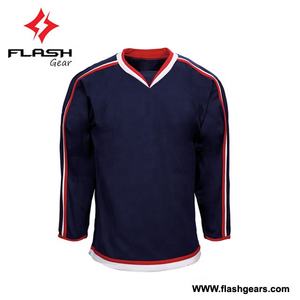 Maillot de hockey sur glace personnalisé Mad Design gratuit Revirement le plus rapide OEM Maillot de hockey sur glace surdimensionné sur mesure Impression par transfert de chaleur - Product Image 2
