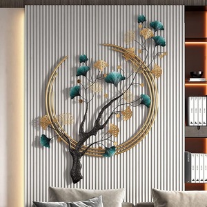 Arte Mural Abstracto Moderno de Alta Calidad y Elegante, Decoración Metálica para el Hogar, Arte Mural Decorativo para Sala de Estar, Dormitorio y Entrada - Product Image 4
