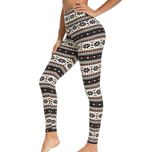 Pantalones de yoga transpirables, sin costuras, de talla grande, con efecto tie-dye, leggings ajustados de cintura alta para hacer ejercicio, para mujer. - Product Image 1