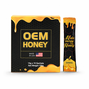 Miel Natural en Sobres Tipo Alimento OEM, Sabor Dulce y Suave, Empaque en Caja, Empaque Personalizado, Marca Privada - Product Image 1