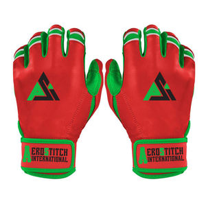 Gants de frappe de baseball personnalisés de haute qualité, manchette courte, matériaux de qualité supérieure, logo personnalisé, gants de frappe de baseball pour hommes - Product Image 1