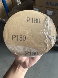 Disque abrasif RIKEN 115 mm P120, dureté moyenne, pour meuleuse d'angle, ponçage de l'acier, fabrication OEM au Vietnam - Product Image 4
