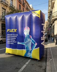 Boîte médicale <span class=keywords><strong>gonflable</strong></span> réutilisable <span class=keywords><strong>de</strong></span> 4 m avec lumières LED, cube géant <span class=keywords><strong>gonflable</strong></span> pour la promotion <span class=keywords><strong>de</strong></span> pharmacies en extérieur/la décoration d'événements - Product Image 2