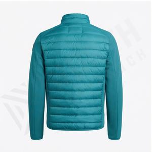 Chaqueta acolchada de invierno para hombre con patrones personalizados Diseño de burbuja informal con decoración personalizada Servicio de OEM Moda para hombre - Product Image 3