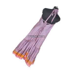 Nuevo Vestido de Seda Sari Indio Vintage para Damas, Elegante Vestido de Noche Bohemio de Manga Larga, Tendencia en el Mercado Italiano para Cenas Femeninas - Product Image 2