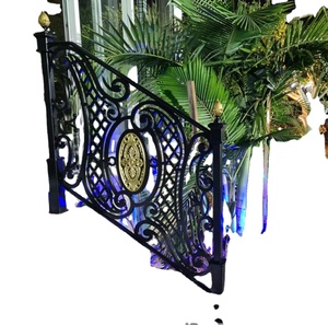 Porta De Ferro Forjado Cerca De Ferro Forjado/Ferro Forjado Portão Varanda Trilhos/Flores Cerca E Folhas GALVANIZADO FERRO FENÇA E GRELHA - Product Image 1