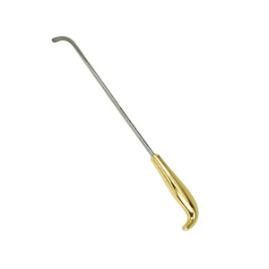 Stainless Steel Angulated Breast Dissector 33cm 42cm Manual Surgical Tool Gold Handle CE Certified <b>Instrument</b> Set - Product Image 6