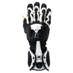 Full <b>Finger</b> Leather Goalkeeper Gloves With <b>Finger</b> Protection And Adjustable Wrist <b>Strap</b> Unisex Sports Gear - Product Image 1