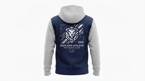 Sudadera con Capucha para Hombre, Diseño Personalizado OEM, Sublimación, Serigrafía, Invierno, Dos Tonos, Ropa Deportiva, Poliéster/Algodón - Product Image 2