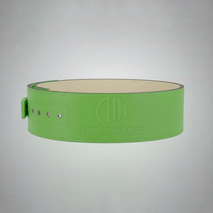 Cinturón de levantamiento de pesas al por mayor, de color sólido, con hebilla de pasador, fabricado en Pakistán - Product Image 3