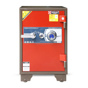 Mini cajas fuertes WELKO S700 DK, color marrón y rojo - Product Image 1