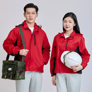 Chaqueta FMF Vietnam Cortavientos, Impermeable, Transpirable, Delgada, de Carcasa Rígida, 100% Poliéster, Unisex, Color Rojo-Negro Sólido, con Aislamiento Térmico - Product Image 1