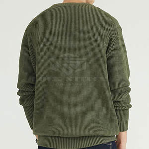 Pull tricoté à manches longues pour homme, doux, chaud, décontracté, tendance, pull tricoté chaud pour homme - Product Image 3